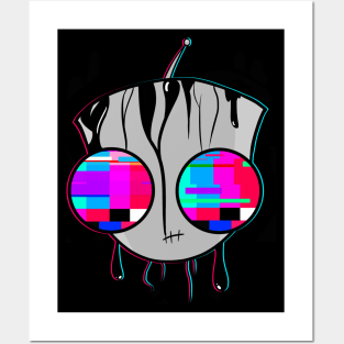 Glitched Gir Posters and Art